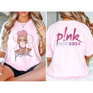 Pnk Singer Summer Carnival 2024 Tour Shirtpink Fan Lovers Shirt 2 Sided